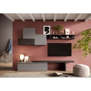 Benvenuto Design Infinity 2.0 Piombo/Ardesia TV Meubel Set 15