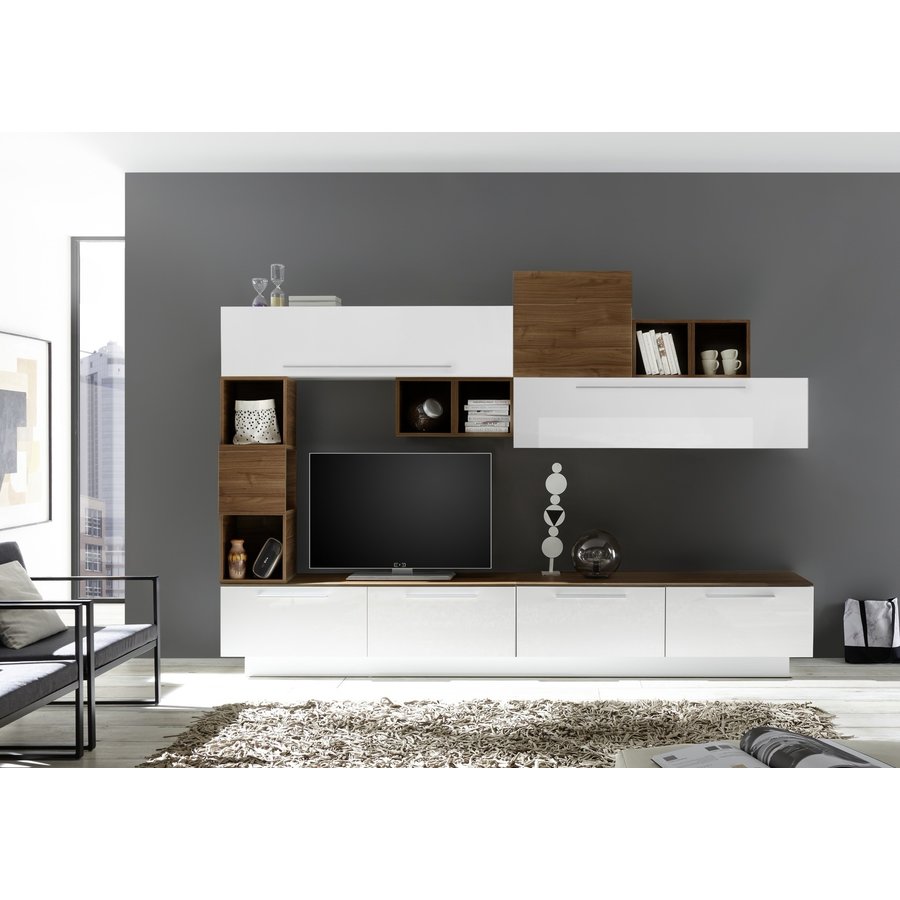 Infinity 138 cm Wandmeubel Handvat Onder Infinity 138 cm Wandmeubel Handvat Onder