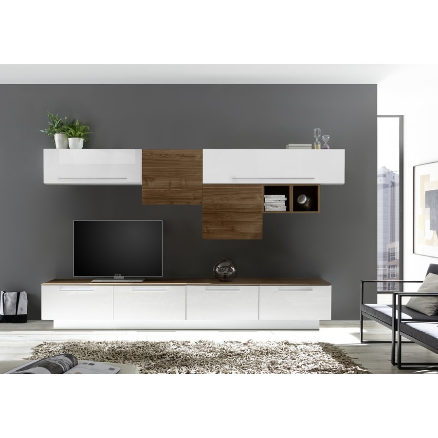 Infinity 138 cm Wandmeubel Handvat Onder Infinity 138 cm Wandmeubel Handvat Onder