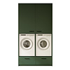 Wasmachine & Droger Turin Groen Kast 2K