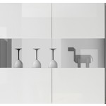 Benvenuto Design Bex Hoogglans Wit Vitrinekast Benvenuto Design Bex Hoogglans Wit Vitrinekast