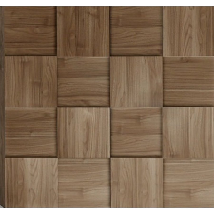 Bex Walnoot 3D Dama Wandkast Bex Walnoot 3D Dama Wandkast