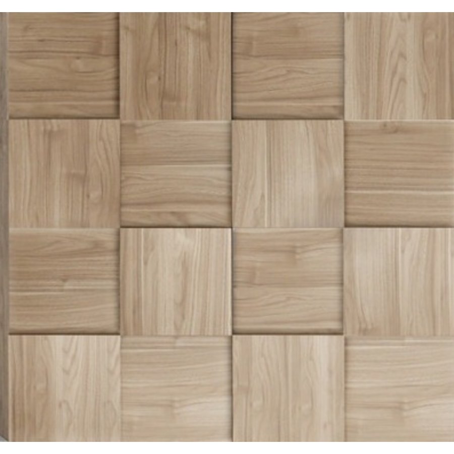 Bex Eiken 3D Dama Wandkast