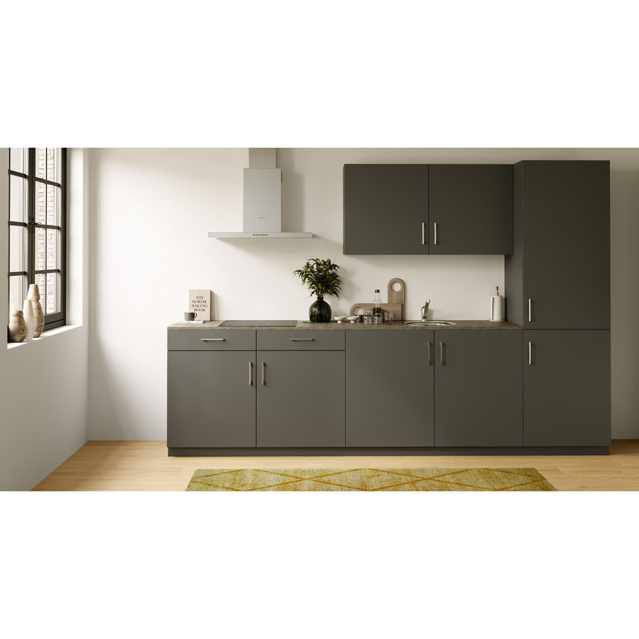 Turin Tijm Rechte Keuken Grafiet Turin Tijm Rechte Keuken Grafiet