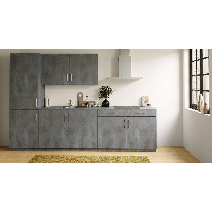 Delta Tijm Rechte Keuken Leigrijs