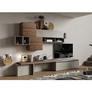 Benvenuto Design Infinity 2.0 Argilla/Brons/Eiken TV Meubel Set 28