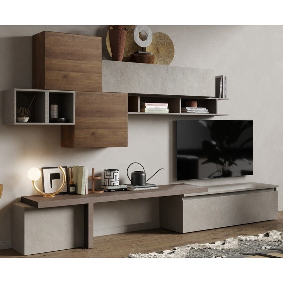 Infinity 2.0 Argilla/Brons/Eiken TV Meubel Set 28 Infinity 2.0 Argilla/Brons/Eiken TV Meubel Set 28