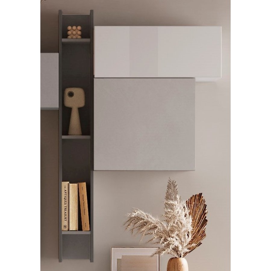 Infinity 2.0 Gesso/Ardesia/HG Wit TV Meubel Set 29 Infinity 2.0 Gesso/Ardesia/HG Wit TV Meubel Set 29