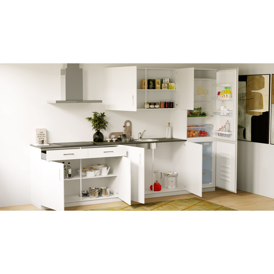 Turin Tijm Rechte Keuken Alpine Wit Turin Tijm Rechte Keuken Alpine Wit