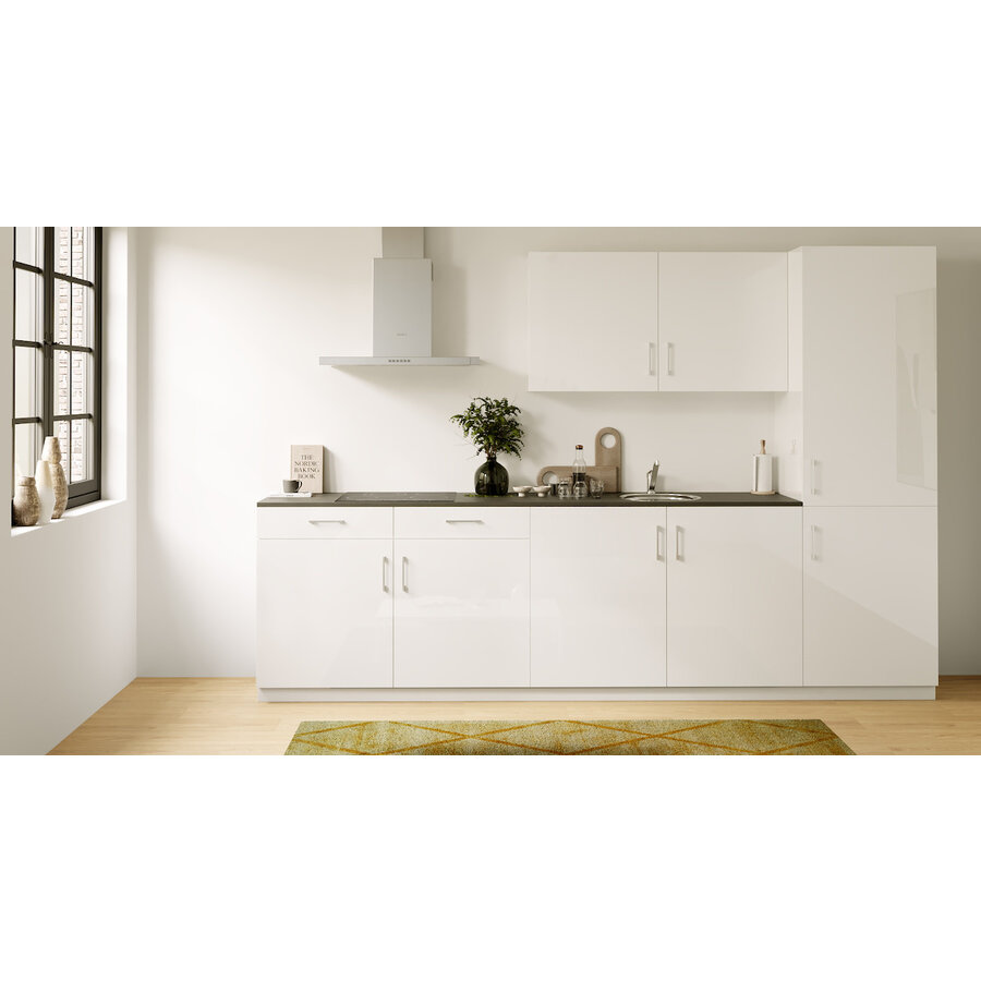 Eco Tijm Rechte Keuken Hoogglans Alpine Wit Eco Tijm Rechte Keuken Hoogglans Alpine Wit