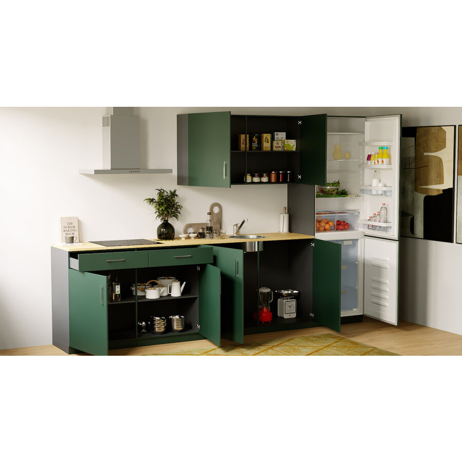 Soft Pro Tijm Rechte Keuken Groen Soft Pro Tijm Rechte Keuken Groen