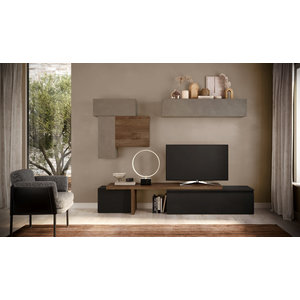 Benvenuto Design Infinity 2.0 Argilla/Lava/Eiken TV Meubel Set 34