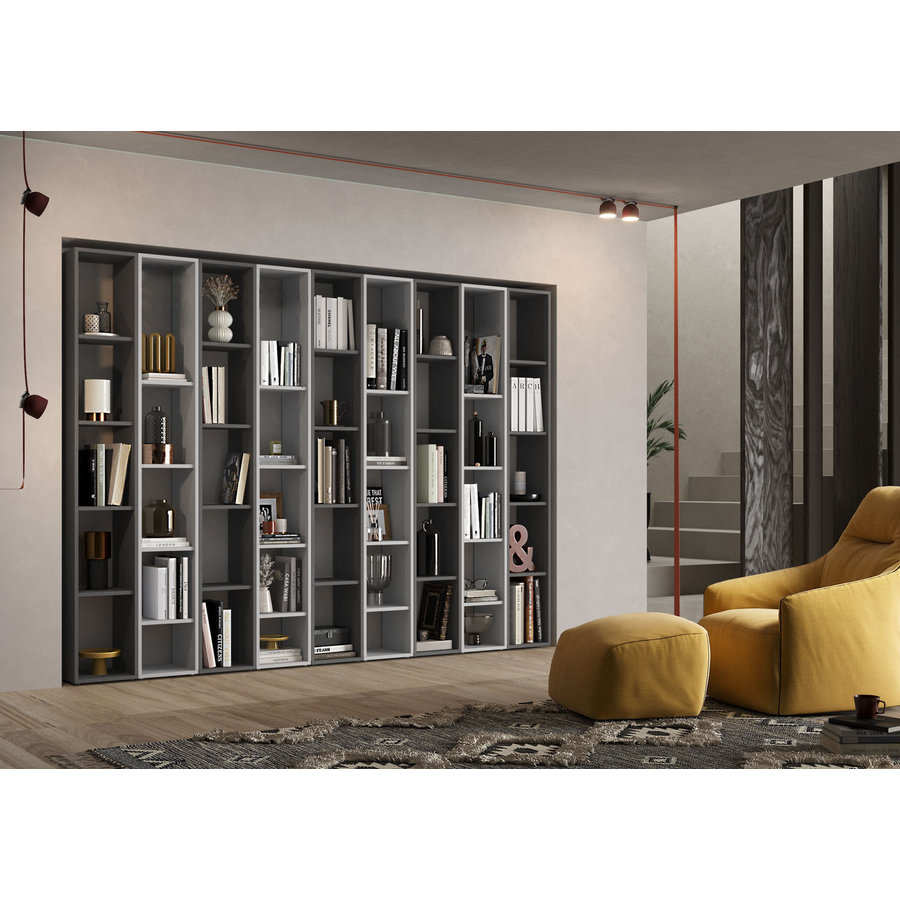 Infinity 2.0 Gesso / Ardesia Boekenkasten Set 35 Infinity 2.0 Gesso / Ardesia Boekenkasten Set 35