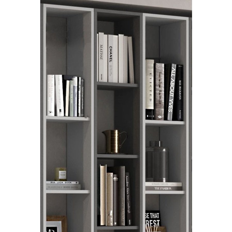 Infinity 2.0 Gesso / Ardesia Boekenkasten Set 35 Infinity 2.0 Gesso / Ardesia Boekenkasten Set 35