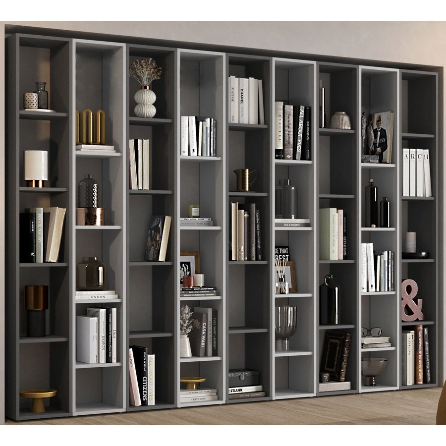 Infinity 2.0 Gesso / Ardesia Boekenkasten Set 35 Infinity 2.0 Gesso / Ardesia Boekenkasten Set 35