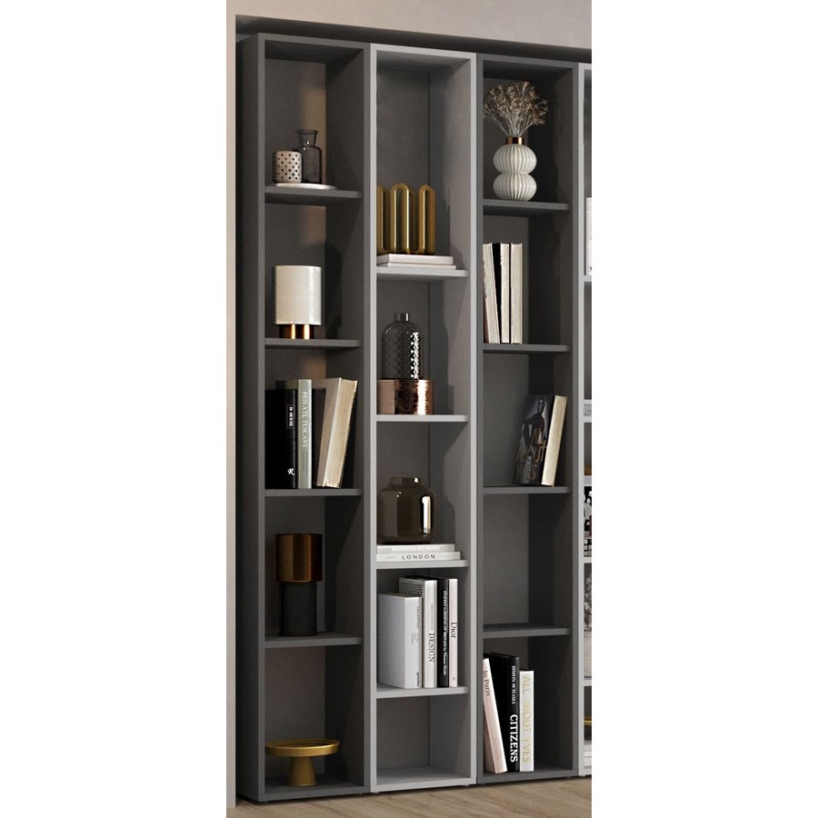 Infinity 2.0 Gesso / Ardesia Boekenkasten Set 35 Infinity 2.0 Gesso / Ardesia Boekenkasten Set 35