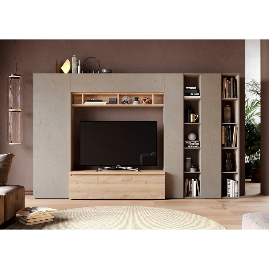 Infinity 2.0 Argilla Grijs / Kadiz TV Meubel Set 36 Infinity 2.0 Argilla Grijs / Kadiz TV Meubel Set 36