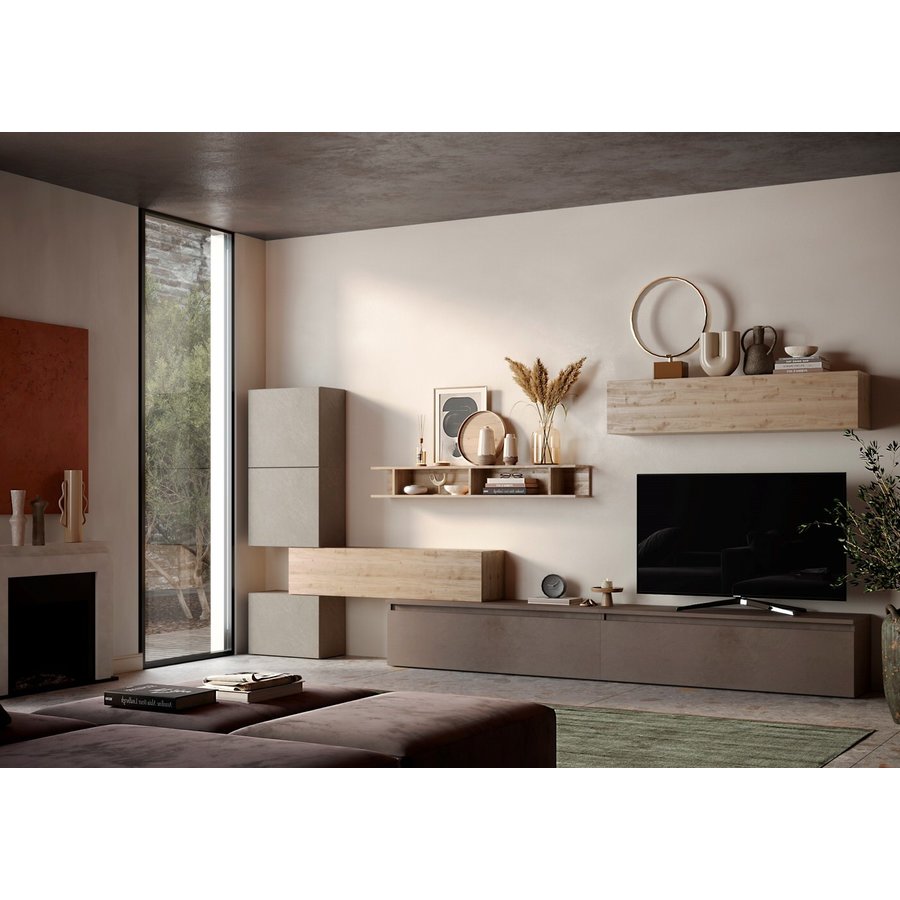 Infinity 2.0 Argilla/Kadiz/Brons TV Meubel Set 37 Infinity 2.0 Argilla/Kadiz/Brons TV Meubel Set 37