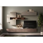 Benvenuto Design Infinity 2.0 Brons/Argilla/Eiken TV Meubel Set 44 Benvenuto Design Infinity 2.0 Brons/Argilla/Eiken TV Meubel Set 44