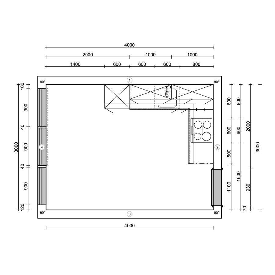 Turin Kamille L - Keuken Cashmere Turin Kamille L - Keuken Cashmere