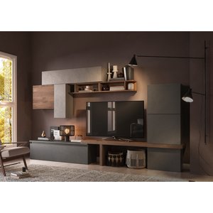 Benvenuto Design Infinity 2.0 Eiken/Lava/Argilla TV Meubel Set 46