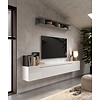 Infinity 2.0 Ardesia / Hoogglans Wit TV Meubel Set 48