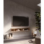Benvenuto Design Infinity 2.0 Kadiz Eiken Hangend TV Meubel Benvenuto Design Infinity 2.0 Kadiz Eiken Hangend TV Meubel
