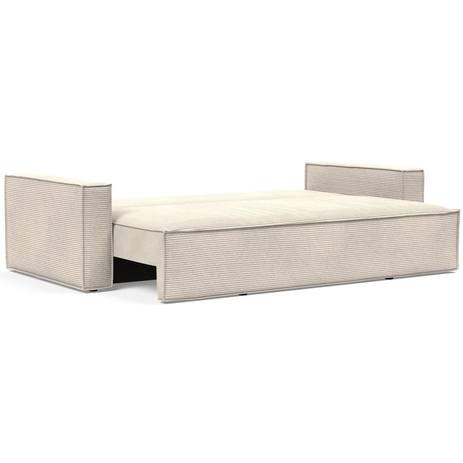 Newilla Ivory Corduroy Slaapbank met Opbergruimte Newilla Ivory Corduroy Slaapbank met Opbergruimte