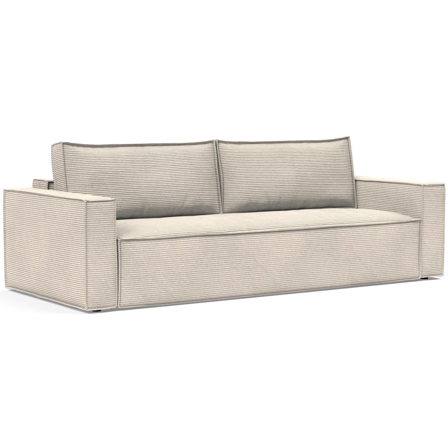 Newilla Ivory Corduroy Slaapbank met Opbergruimte Newilla Ivory Corduroy Slaapbank met Opbergruimte