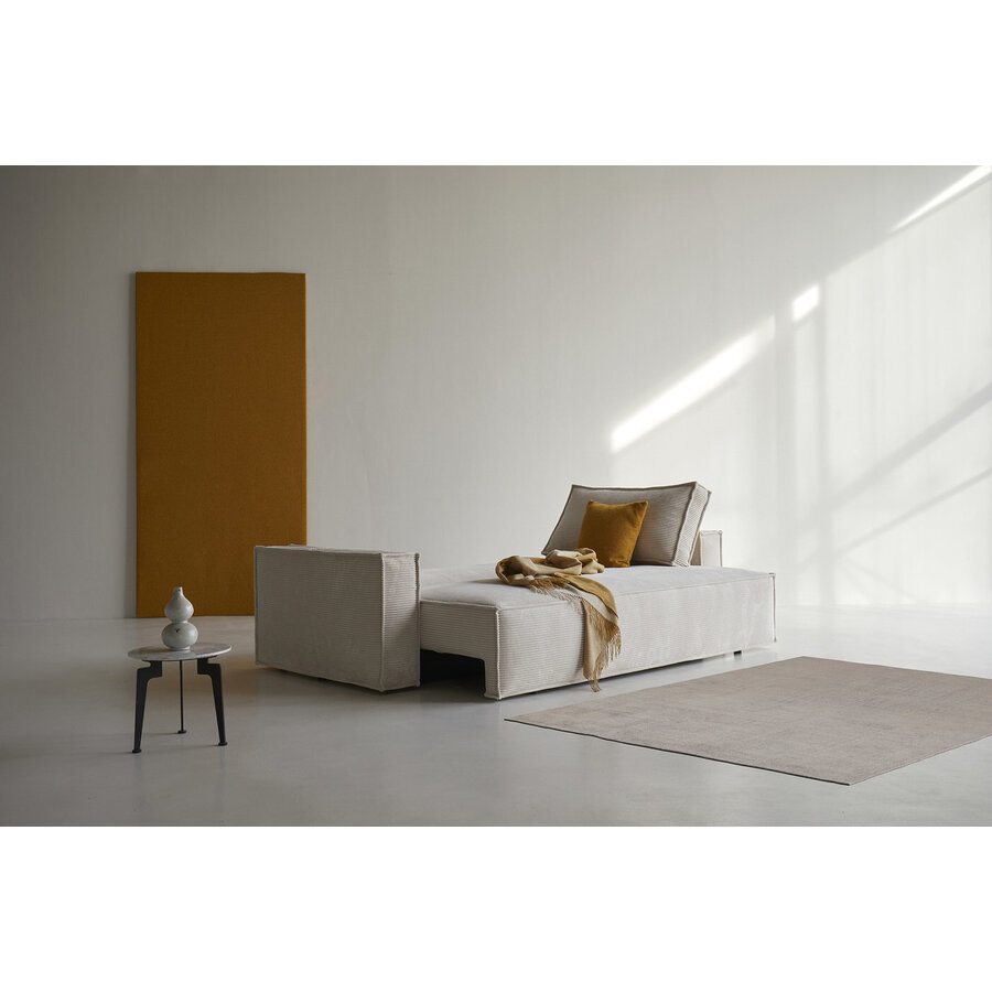Newilla Ivory Corduroy Slaapbank met Opbergruimte Newilla Ivory Corduroy Slaapbank met Opbergruimte