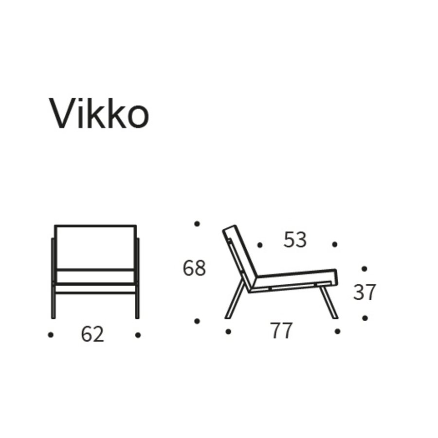 Vikko Oranje Corduroy Loungestoel Vikko Oranje Corduroy Loungestoel