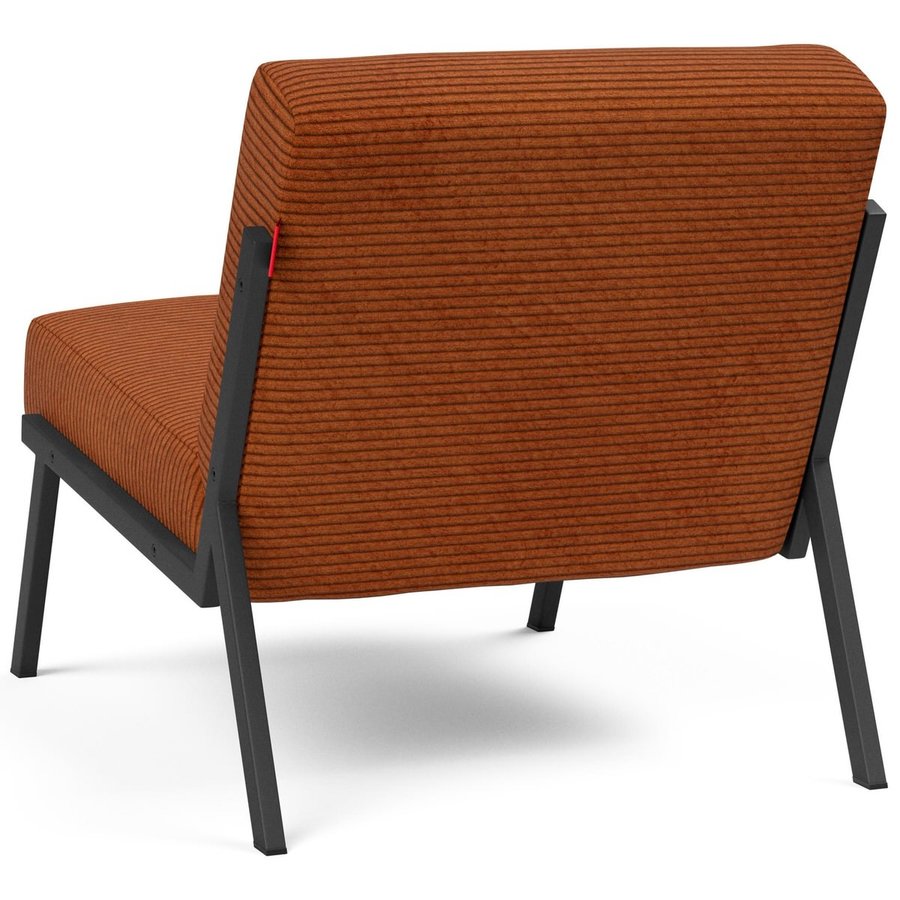 Vikko Oranje Corduroy Loungestoel Vikko Oranje Corduroy Loungestoel