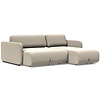 Vogan Beige Bouclé Lounger Slaapbank