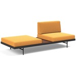 Innovation Living Puri Oker Bouclé / Walnoot Slaapbank Innovation Living Puri Oker Bouclé / Walnoot Slaapbank