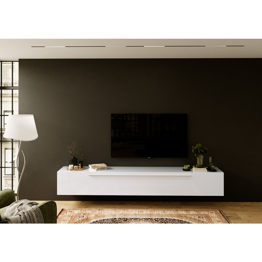 Infinity 210 cm Wandmeubel Handvat Boven Infinity 210 cm Wandmeubel Handvat Boven