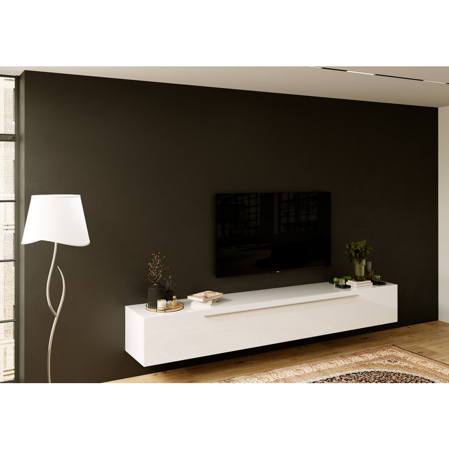 Infinity 210 cm Wandmeubel Handvat Boven Infinity 210 cm Wandmeubel Handvat Boven