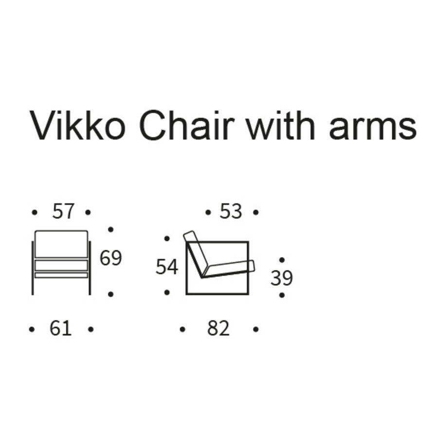 Vikko Oranje Corduroy Loungestoel met Armleuning Vikko Oranje Corduroy Loungestoel met Armleuning