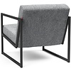 Vikko Graniet Grijs Loungestoel met Armleuning