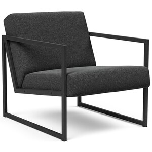 Innovation Living Vikko Houtskool Zwart Loungestoel met Armleuning