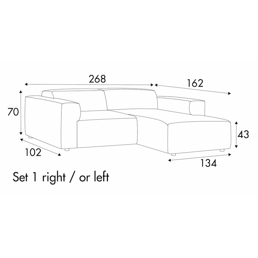 Annie Set 1 Rechts/Links Annie Set 1 Rechts/Links