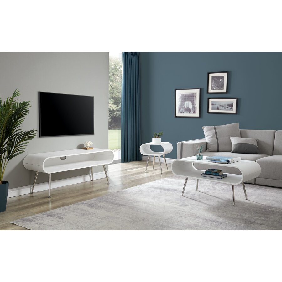 Auckland Wit / Chroom Salontafel Auckland Wit / Chroom Salontafel