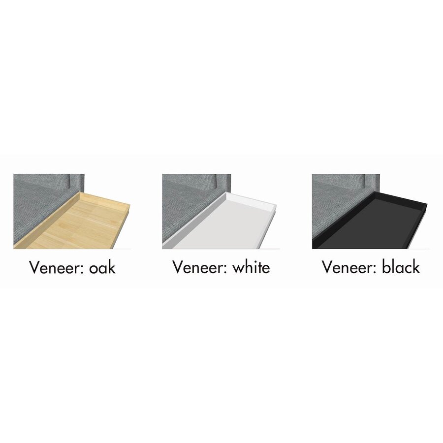 Milou Voetenbank met Bakje 106 x 108 cm Milou Voetenbank met Bakje 106 x 108 cm