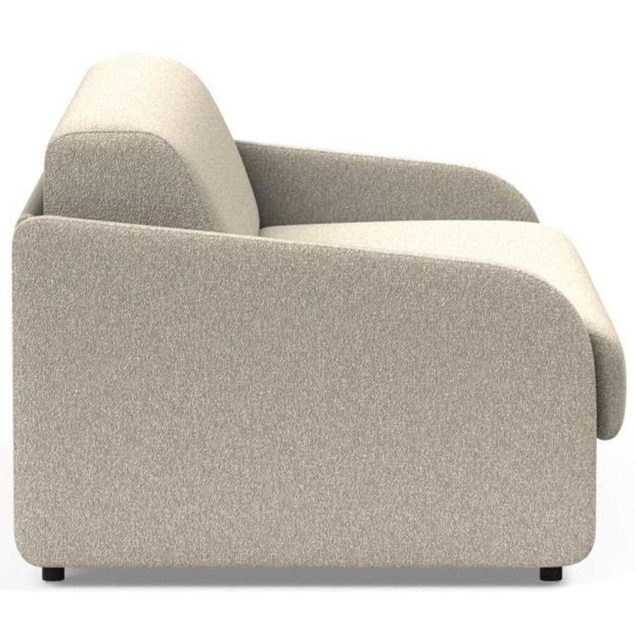 Eivor 140 x 195 cm Beige Bouclé Slaapbank Eivor 140 x 195 cm Beige Bouclé Slaapbank