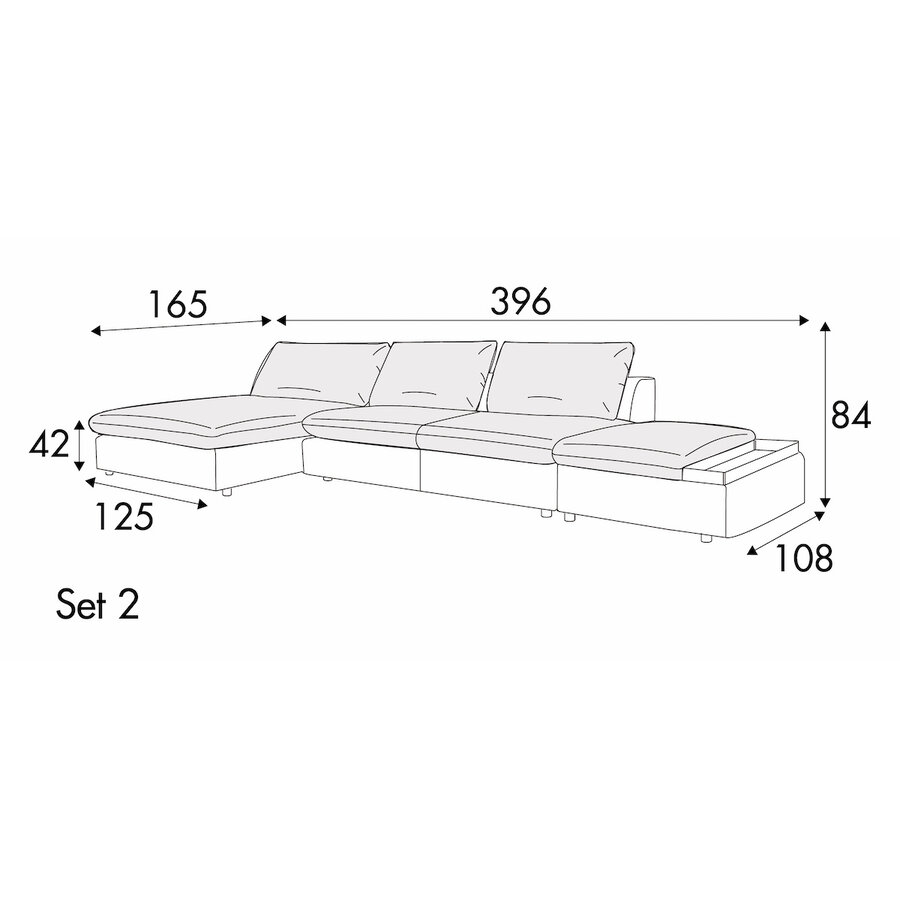 Milou Set 2 met Gefineerd Bakje Rechts/Links Milou Set 2 met Gefineerd Bakje Rechts/Links