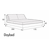 Lotus Outdoor Daybed 170 x 200 cm
