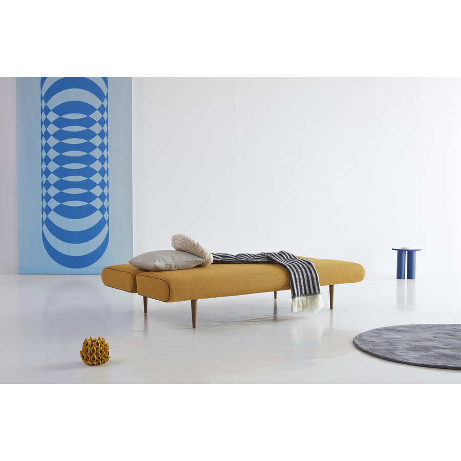 Unfurl Oker Bouclé Slaapbank Unfurl Oker Bouclé Slaapbank