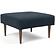 Recast Plus Donkerblauw Ottoman