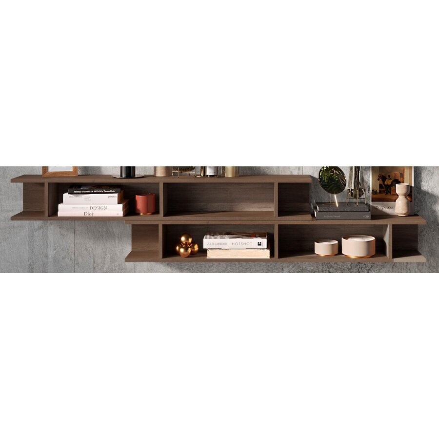 Infinity 2.0 Mercure  Eiken Open Wandkasten Set Infinity 2.0 Mercure  Eiken Open Wandkasten Set