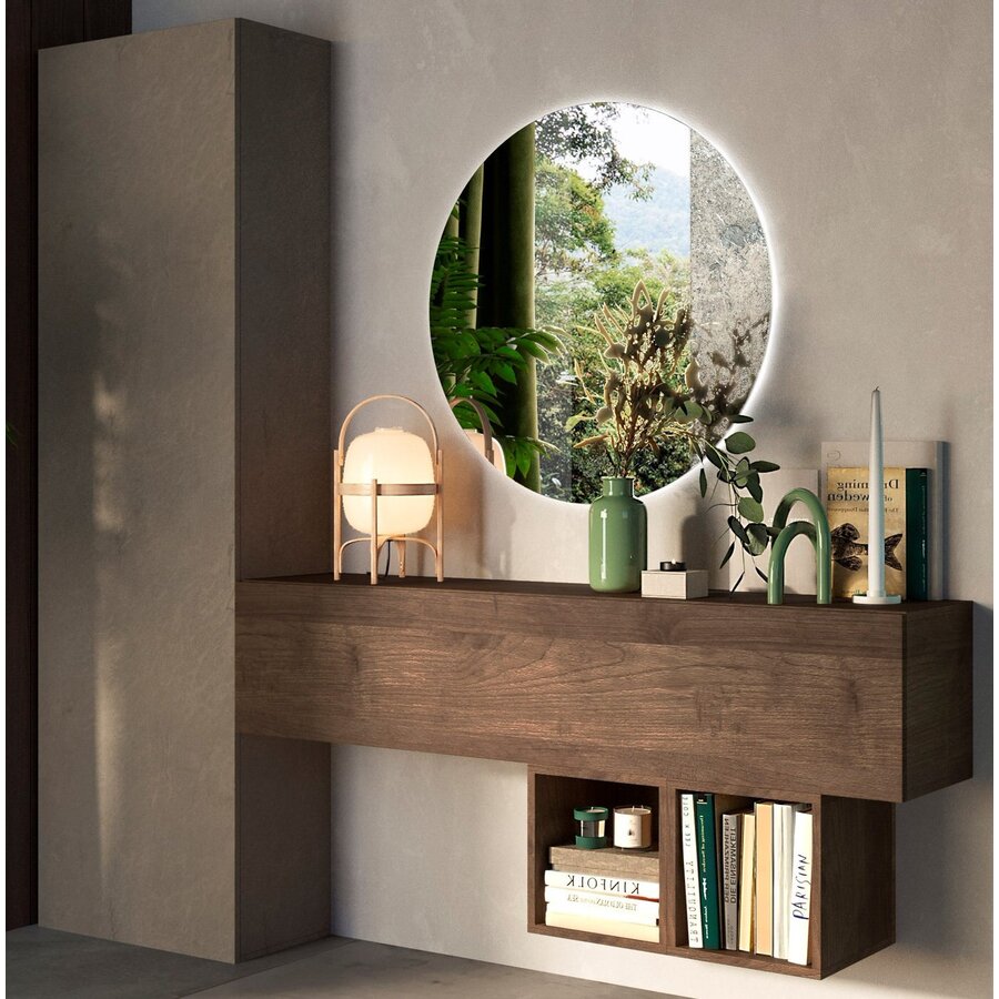 Infinity 2.0 Argilla / Eiken Wandkasten Set Infinity 2.0 Argilla / Eiken Wandkasten Set