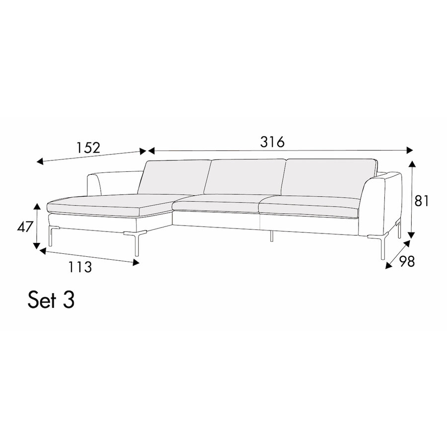 Elton Set 3 Rechts/Links Elton Set 3 Rechts/Links